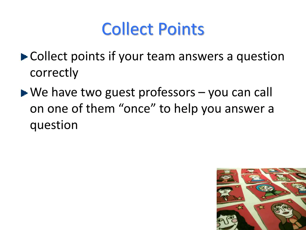 collect points