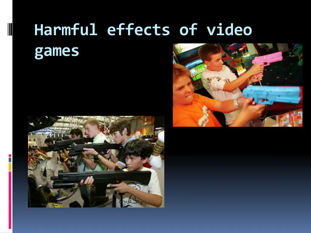 harmful effects of video games