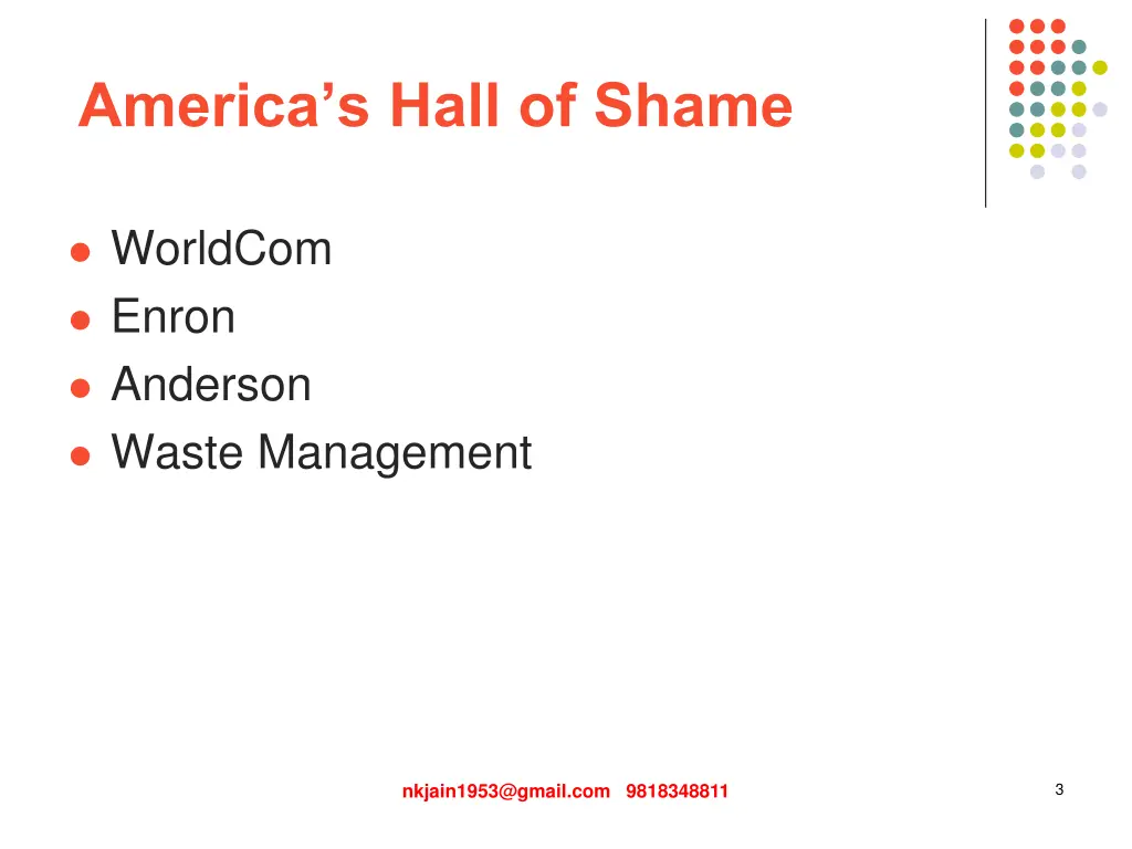 america s hall of shame