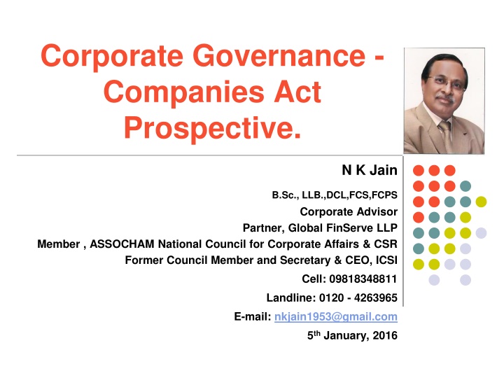 corporate governance companies act prospective