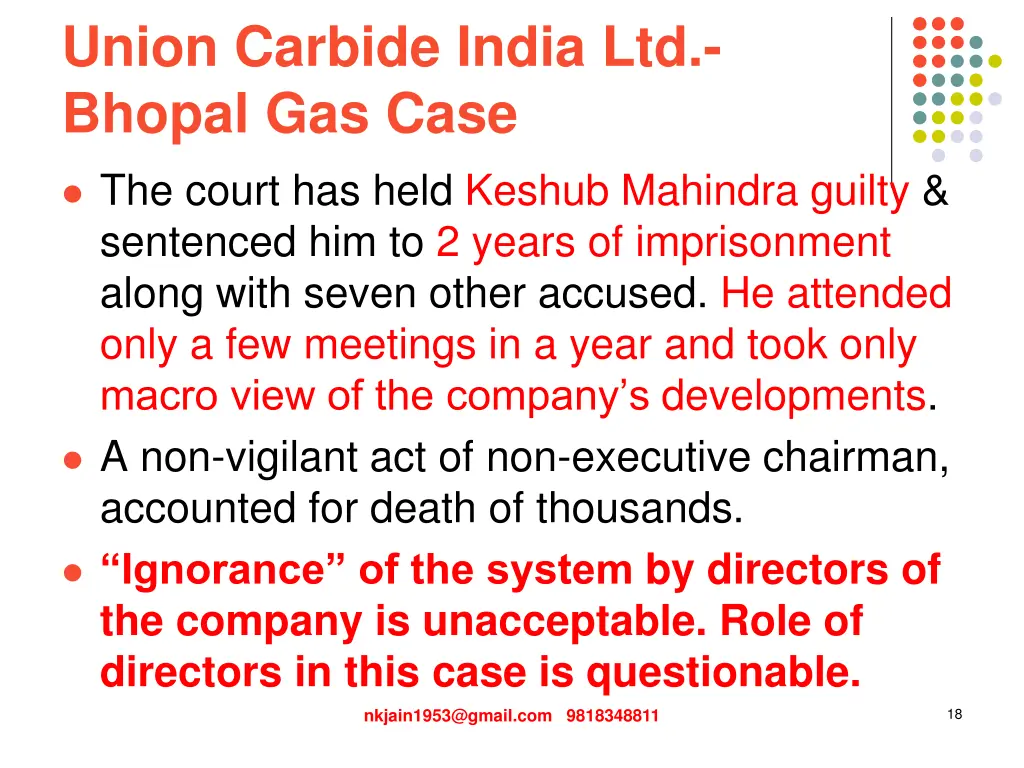 union carbide india ltd bhopal gas case 1