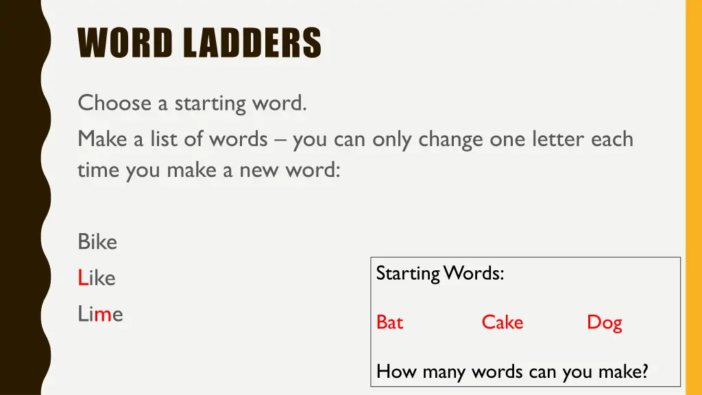 word ladders