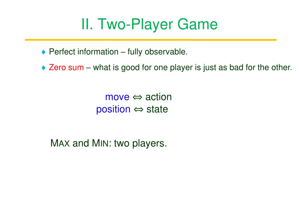 ii two player game