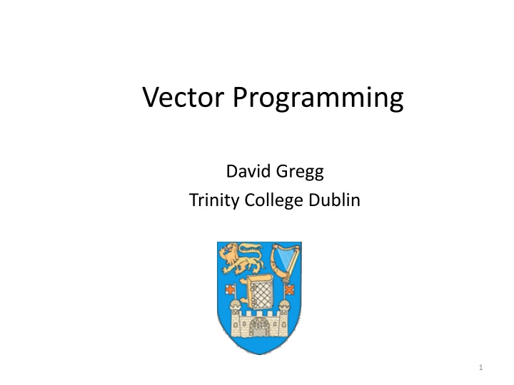 vector programming