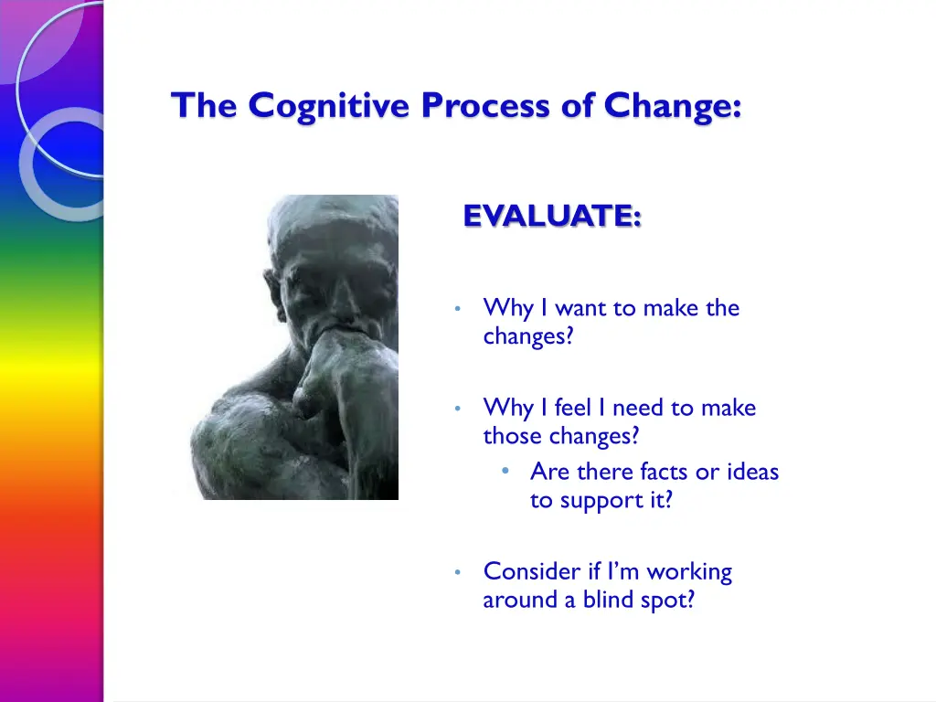 the cognitive process of change