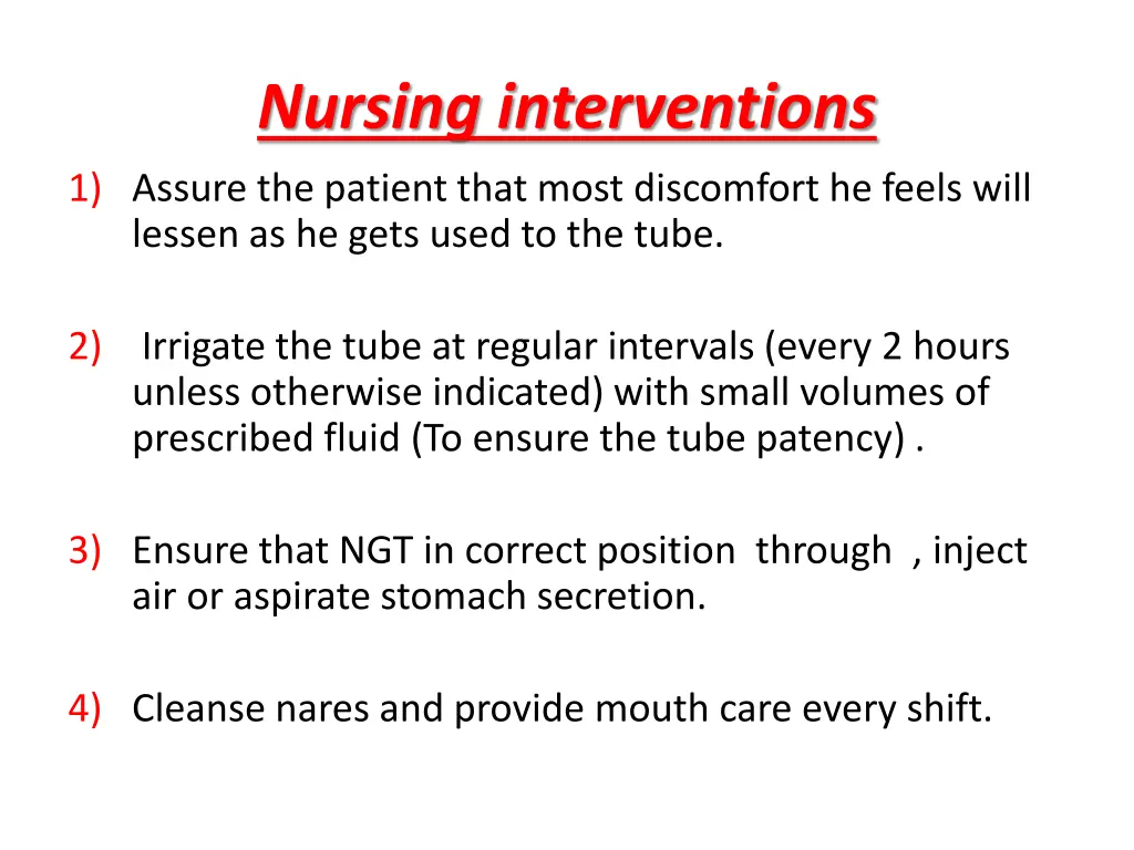 nursing interventions 2