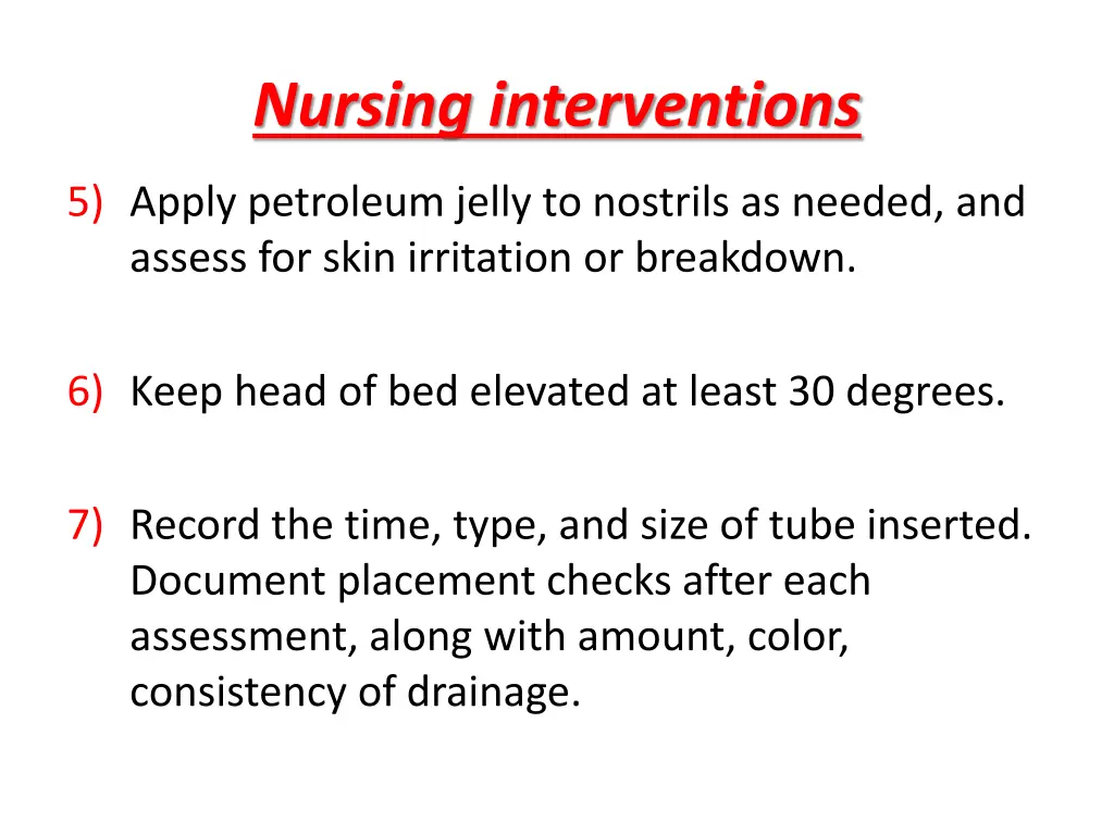 nursing interventions 3