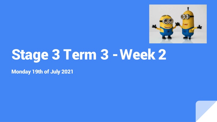 stage 3 term 3 week 2