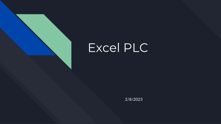 excel plc