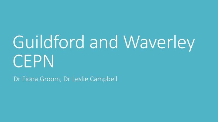 guildford and waverley cepn dr fiona groom