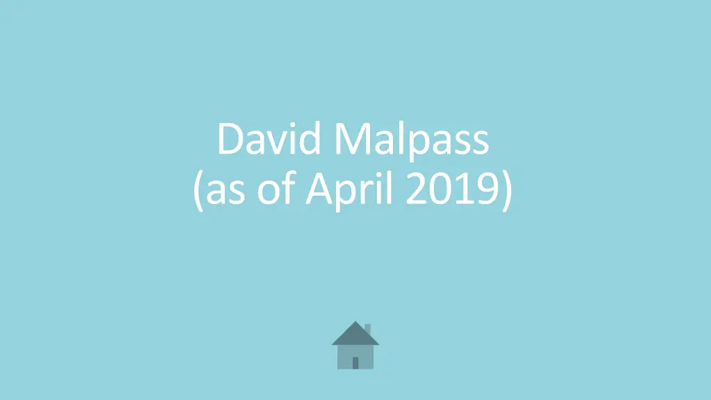 david malpass as of april 2019