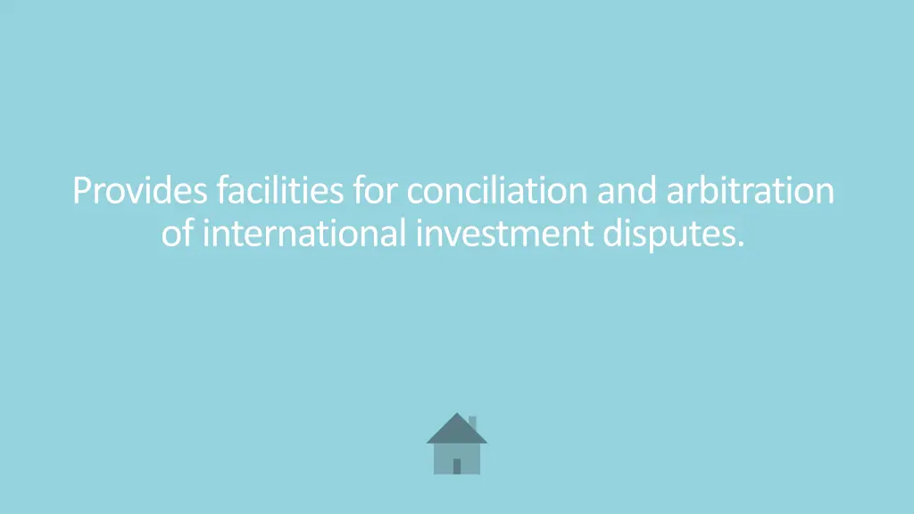 provides facilities for conciliation