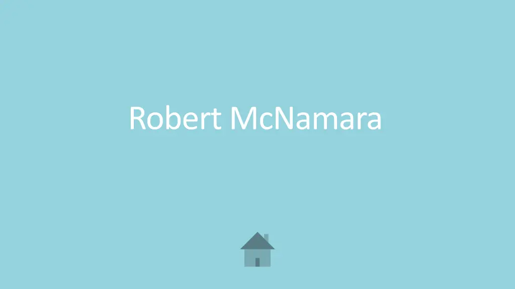 robert mcnamara