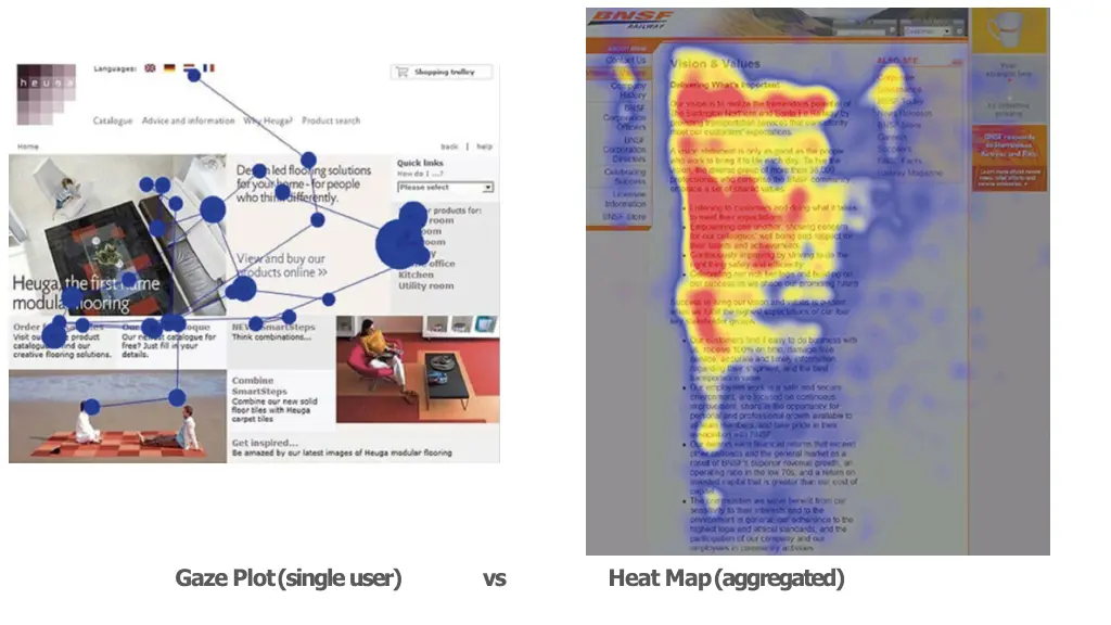 gaze plot single user