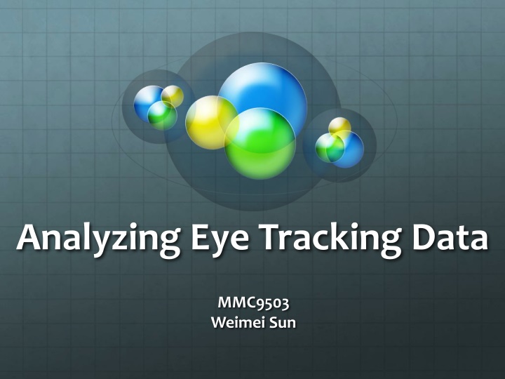 analyzing eye tracking data