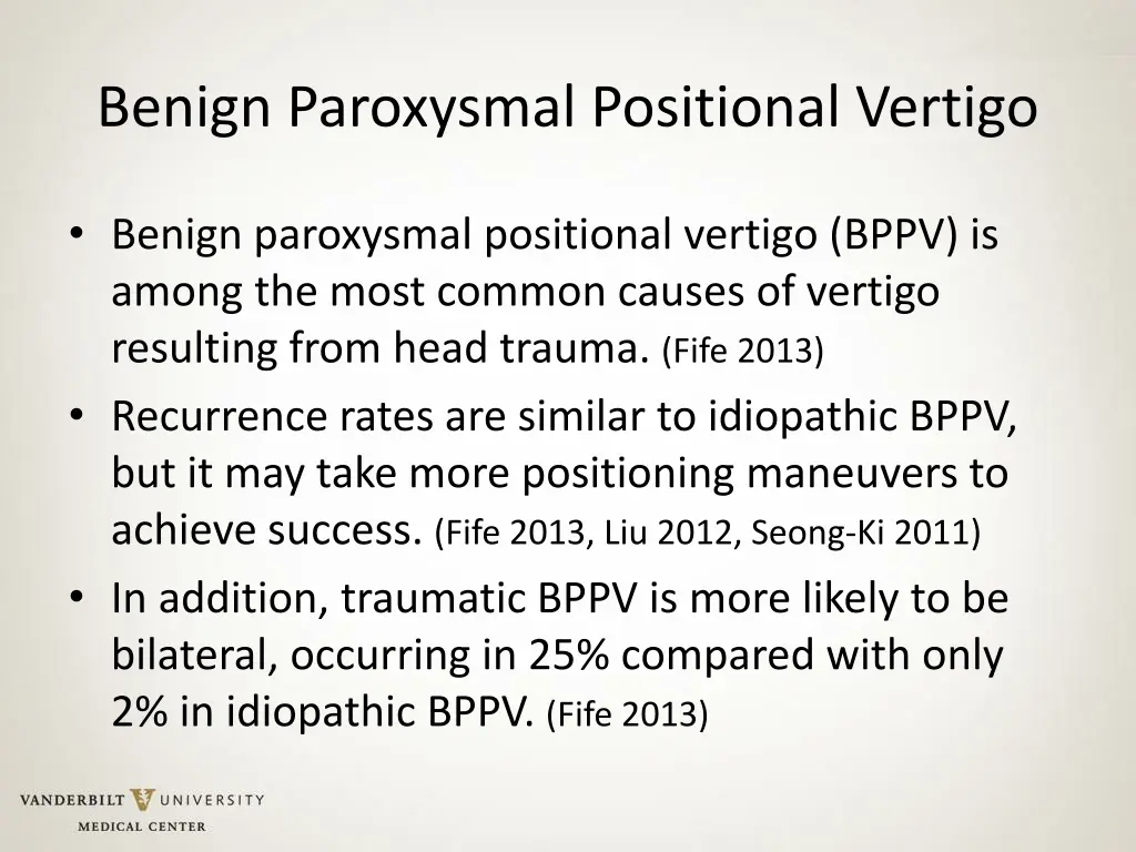 benign paroxysmal positional vertigo 1