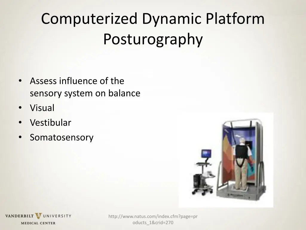 computerized dynamic platform posturography