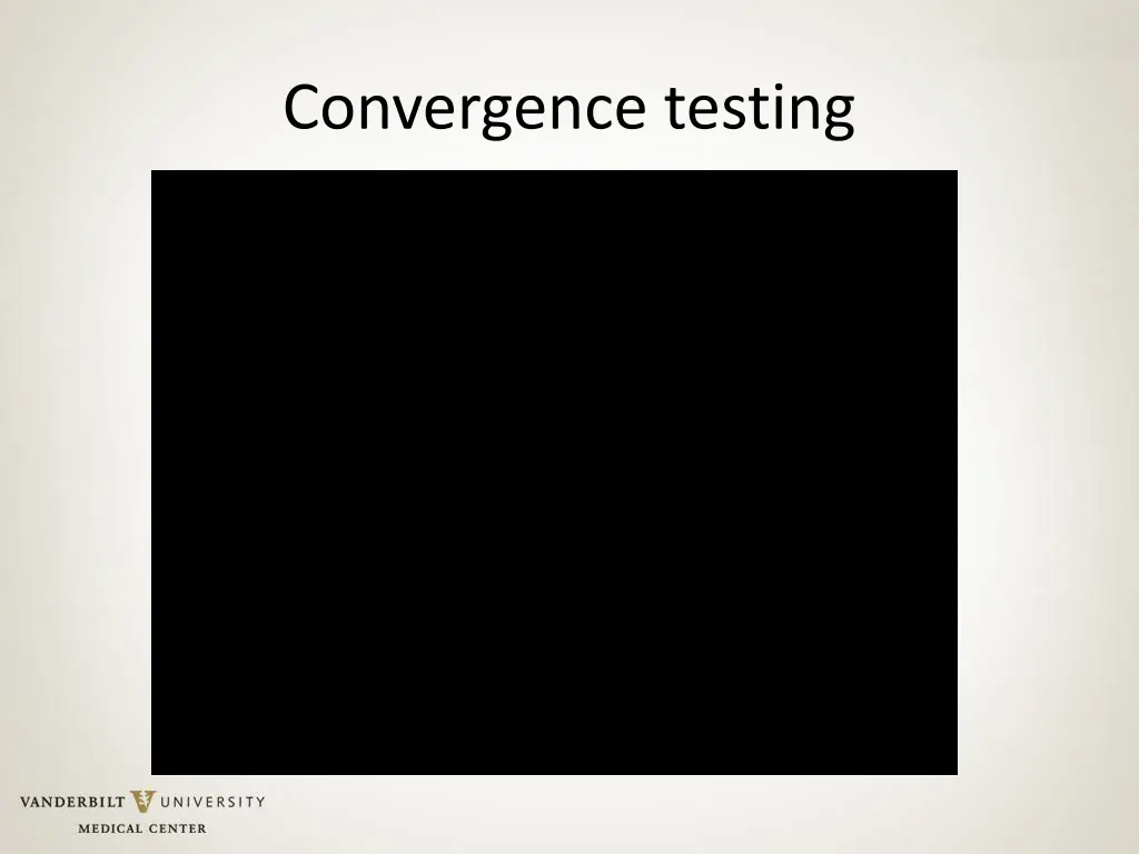 convergence testing 1