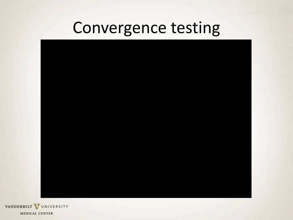 convergence testing 2