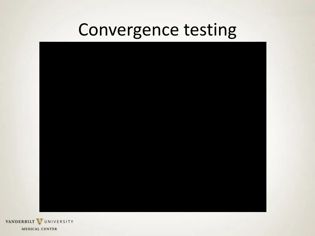 convergence testing 3