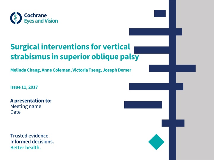 surgical interventions for vertical strabismus