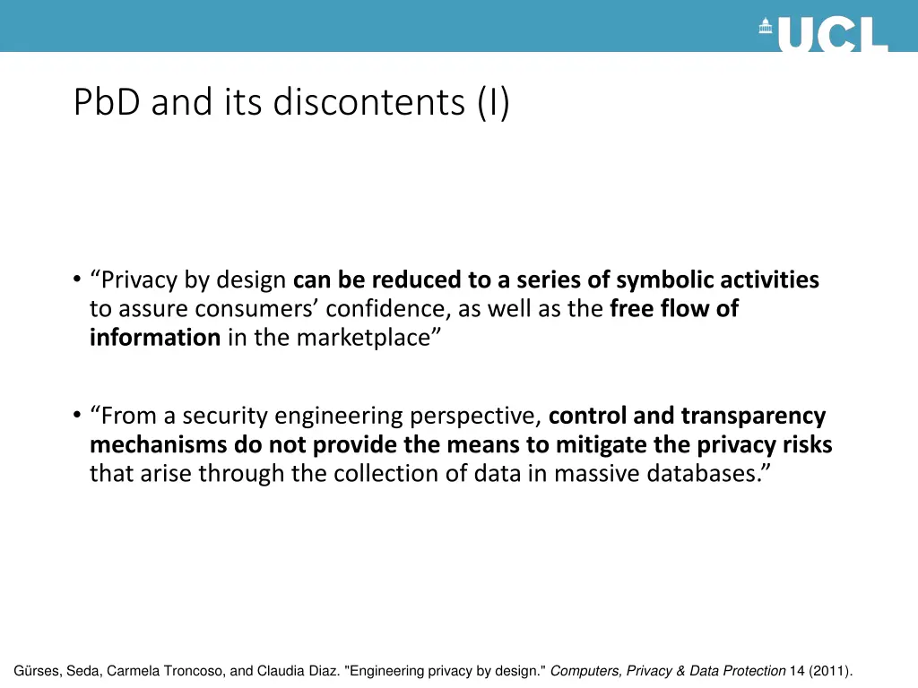 pbd and its discontents i