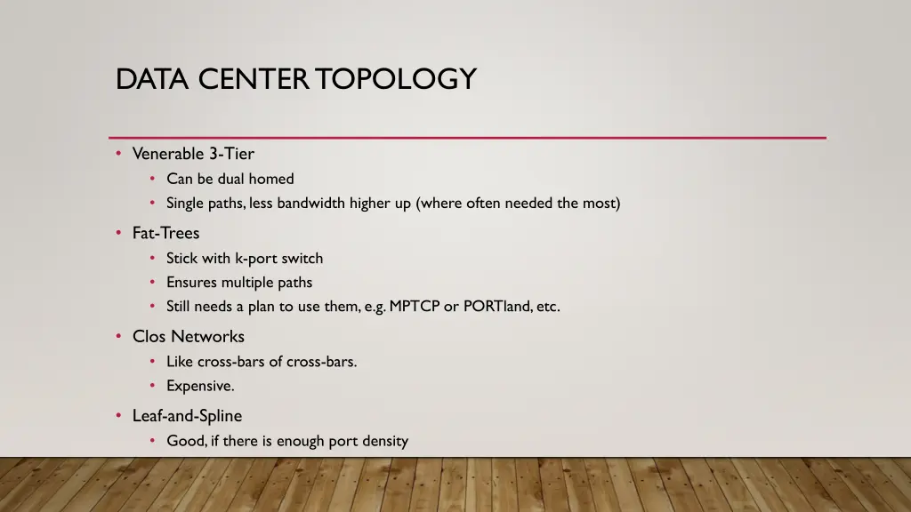 data center topology