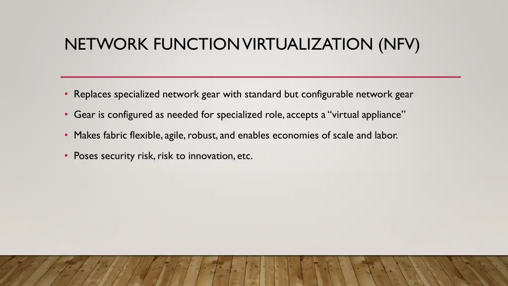 network function virtualization nfv