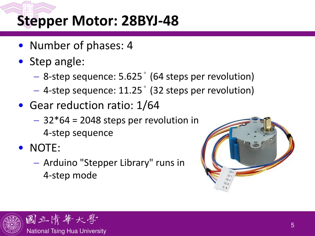 stepper motor 28byj 48