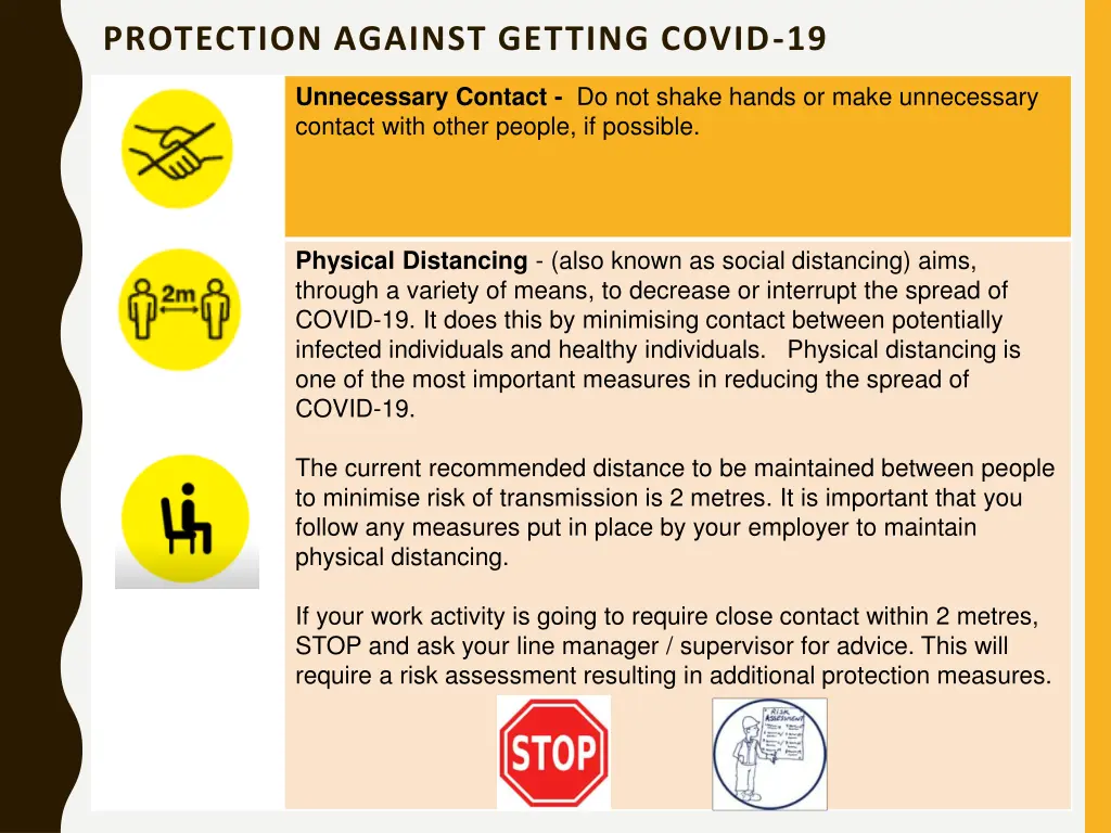 protection against getting covid 19 1