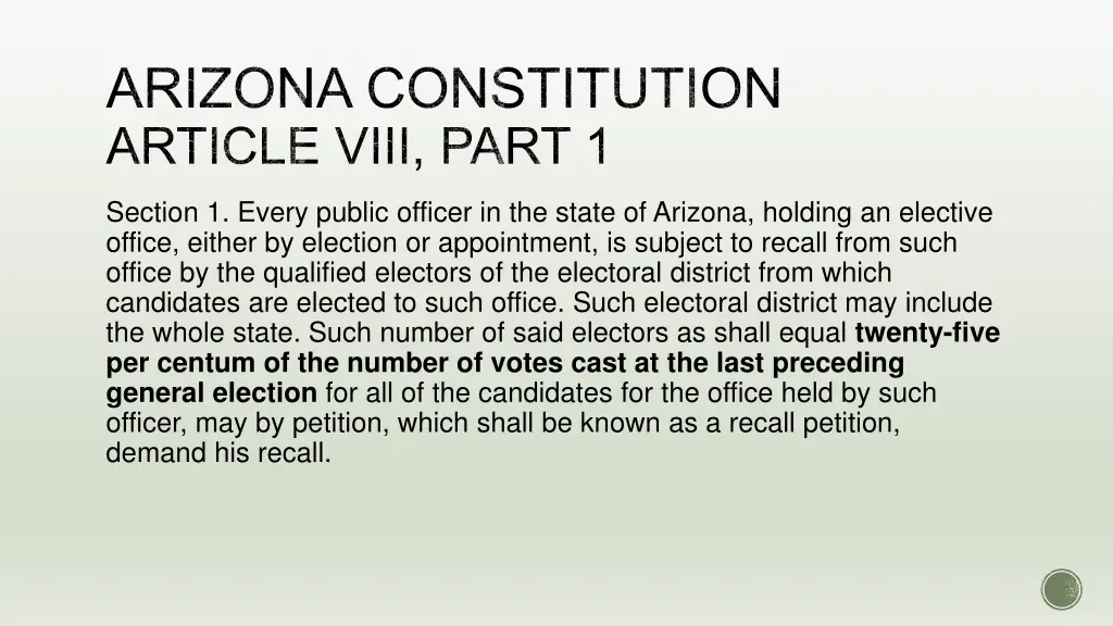 arizona constitution article viii part 1