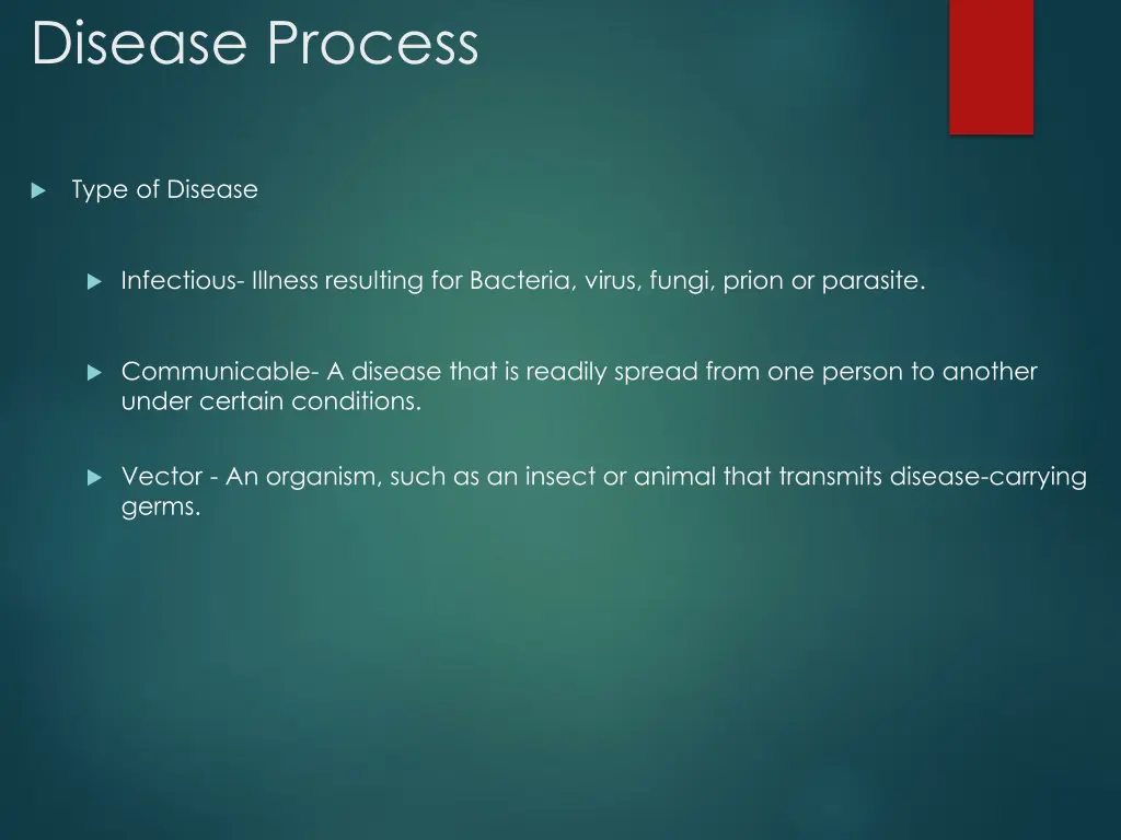 disease process 1