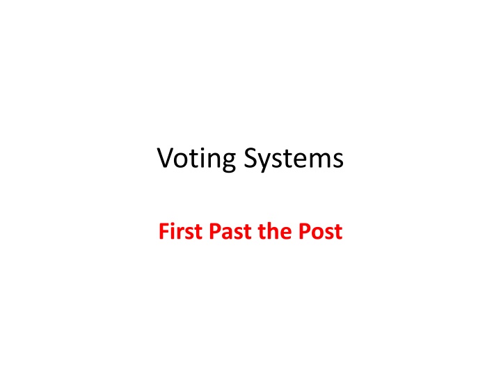 voting systems