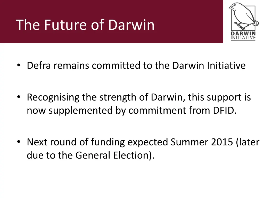 the future of darwin