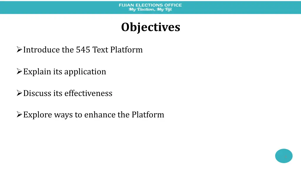 objectives