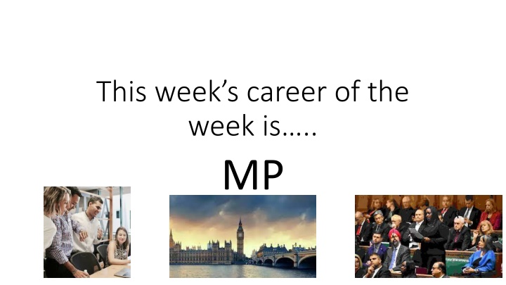 this week s career of the week is mp