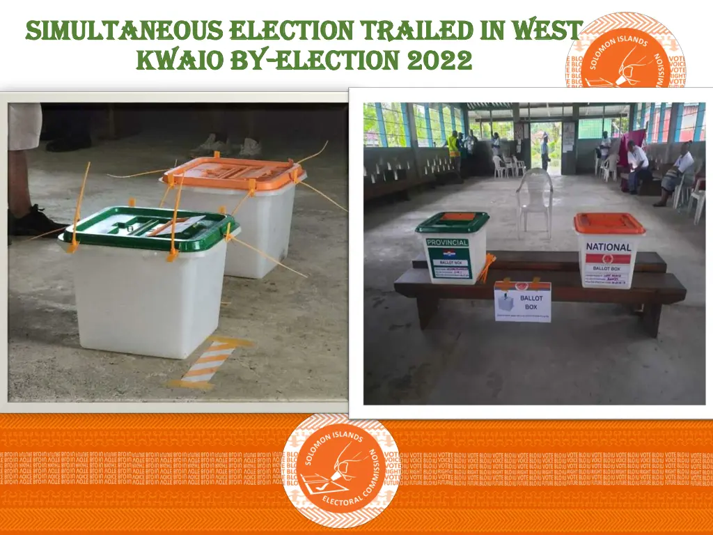 simultaneous election trailed in west