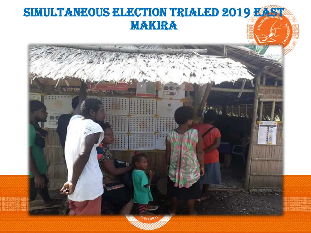 simultaneous election trialed 2019 east