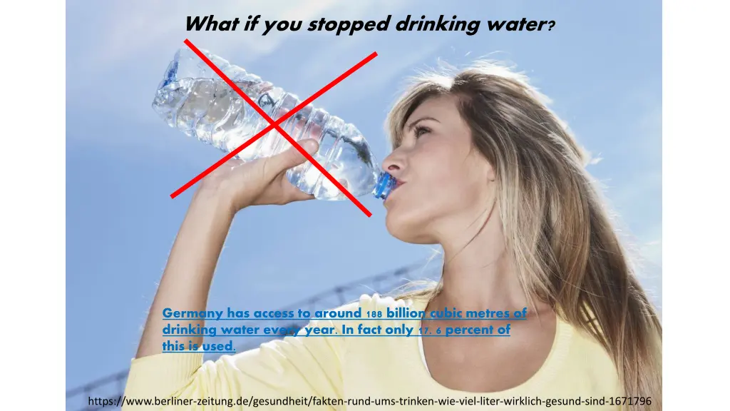 what if you stopped drinking water