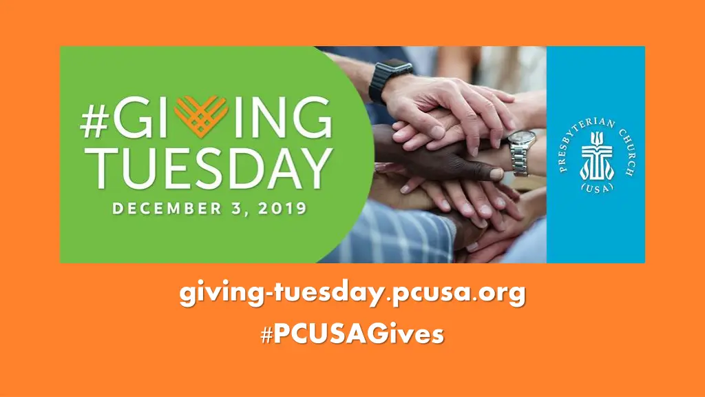 giving tuesday pcusa org pcusagives