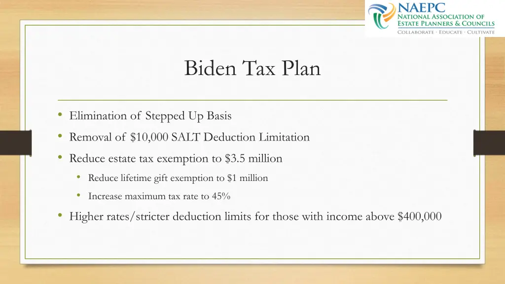 biden tax plan