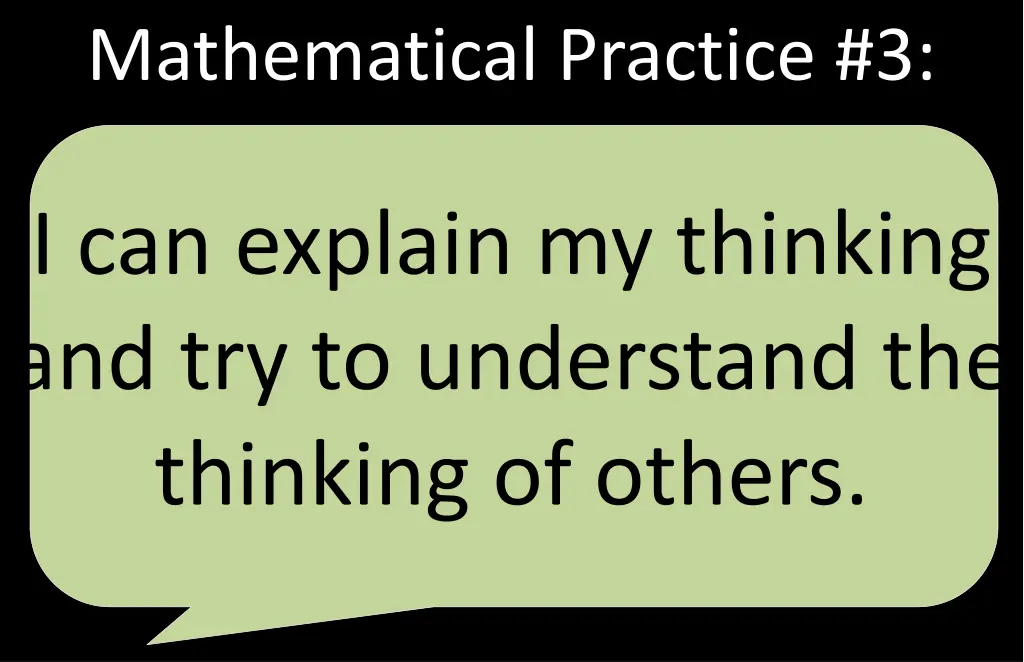 mathematical practice 3