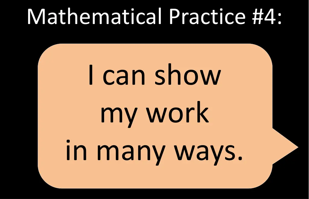 mathematical practice 4