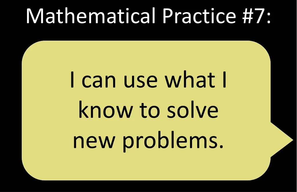 mathematical practice 7