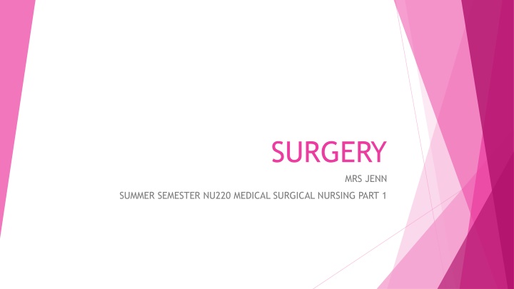 surgery