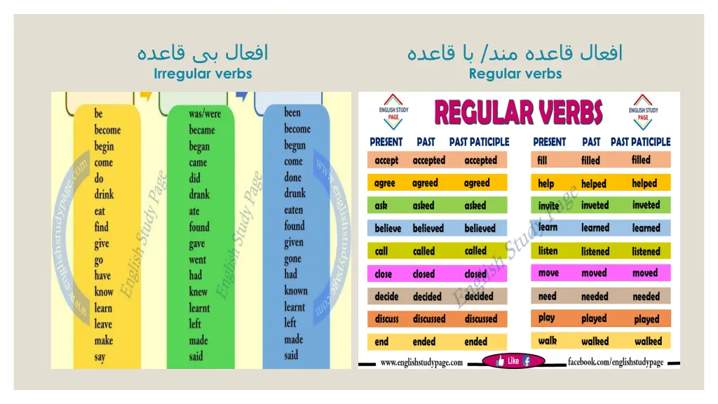 irregular verbs