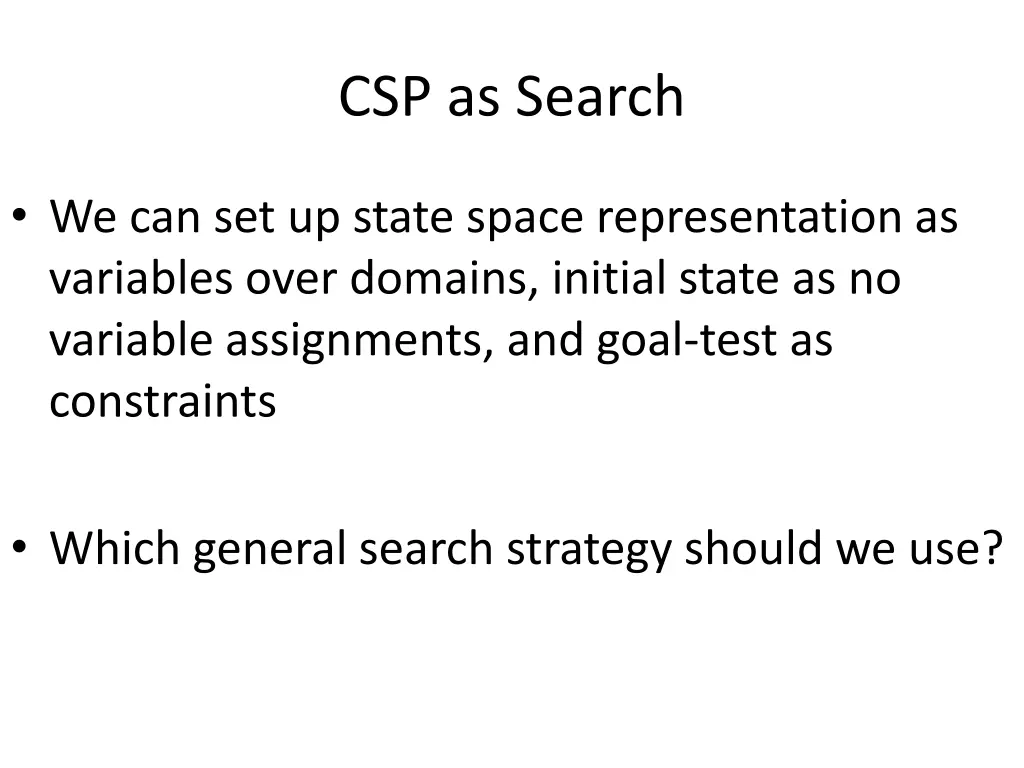 csp as search