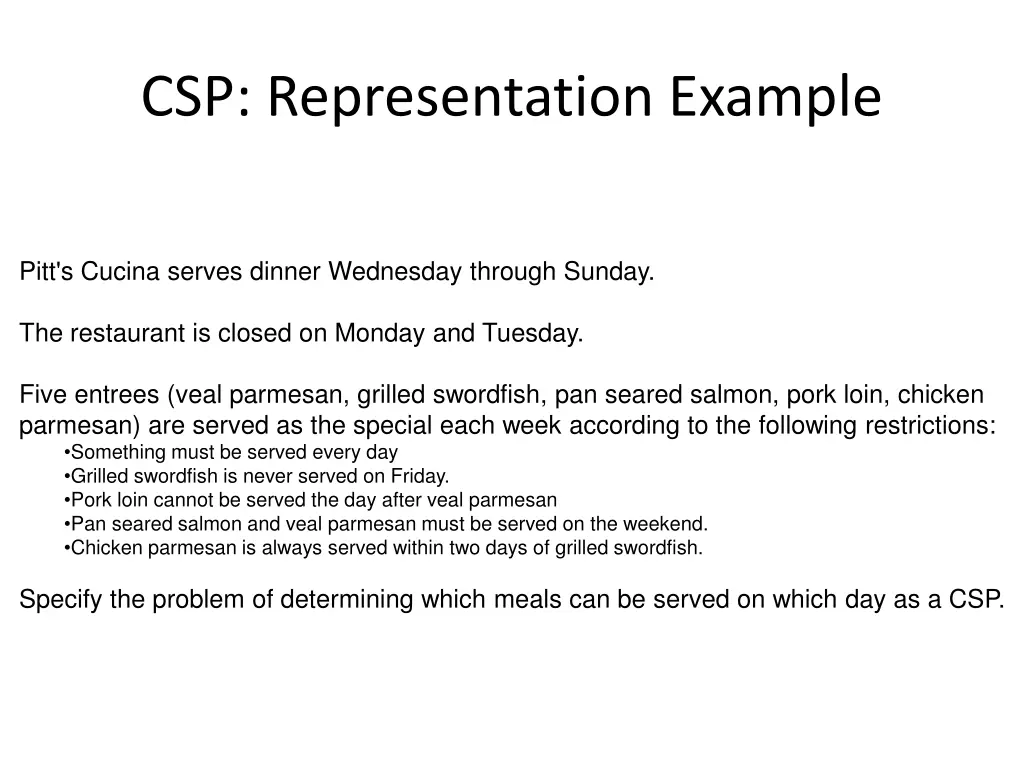 csp representation example