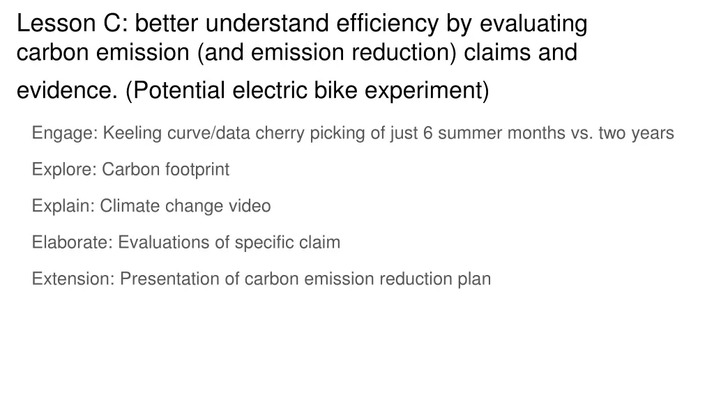 lesson c better understand efficiency