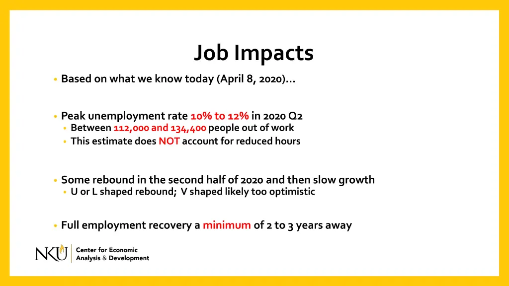 job impacts